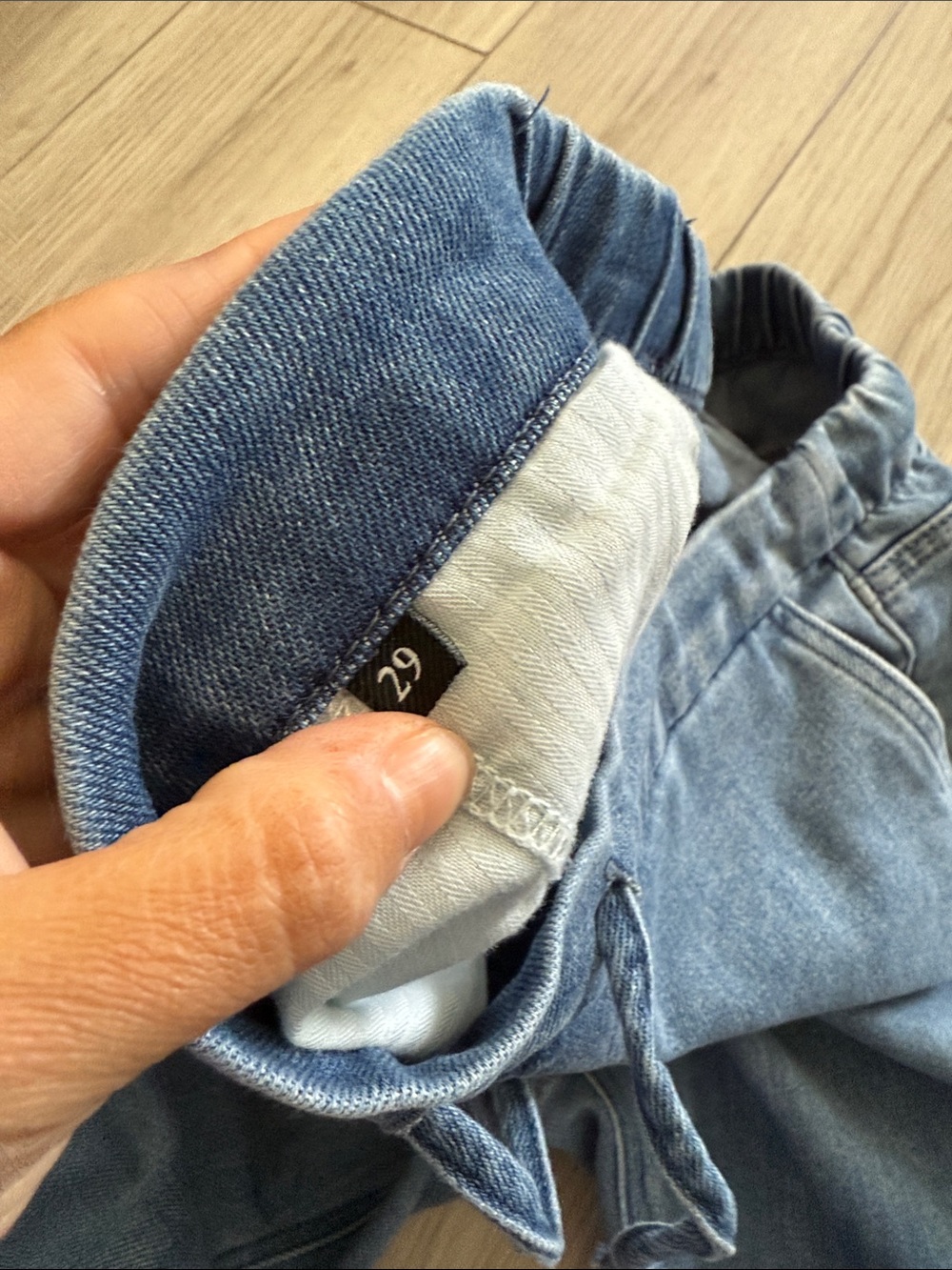7 For All Mankind Womens Denim Jogger Jeans size 29 - Picture 6 of 7